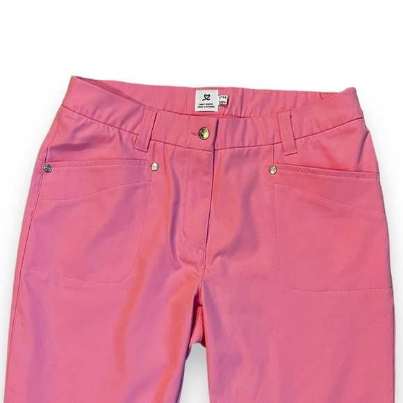 Daily Sports Lyric Golf Capris Performance Fabric Stretchy Pockets Pink Sky US 8 - Picture 4 of 9